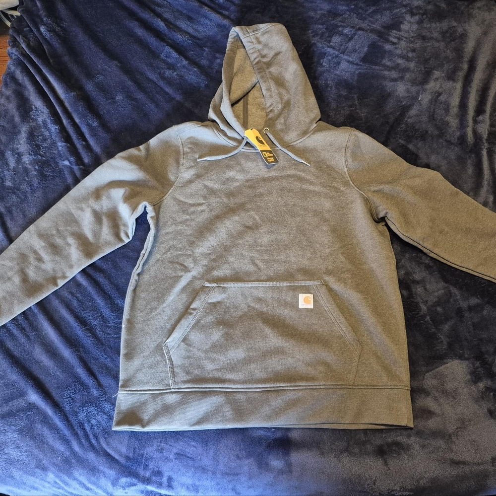 Carhartt Rain Defender Relaxed Fit Midweight Sweatshirt Womans Gray Hoodie